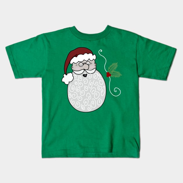 Santa père Noël Kids T-Shirt by GribouilleTherapie